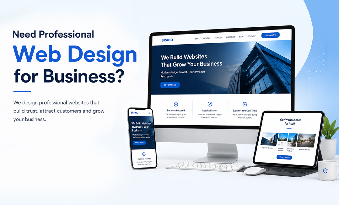 I need professional web design for business
