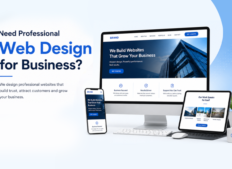 I need professional web design for business