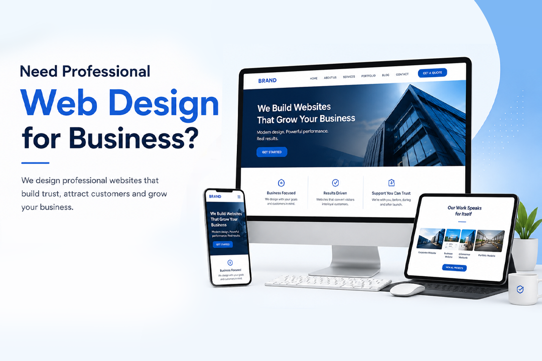 I need professional web design for business